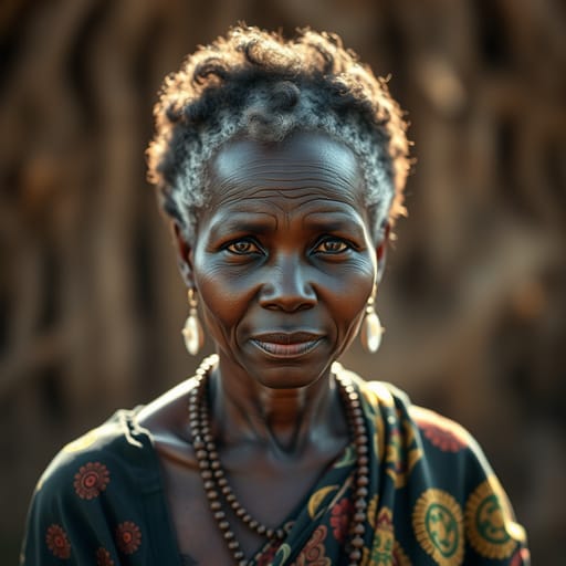 Acholi, rendered by FLUX.1 schnell from the shared prompt, AI-generated adult subject