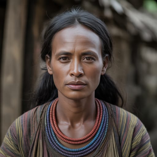 Amhara, rendered by Ideogram 3.0 Turbo from the shared prompt, AI-generated adult subject