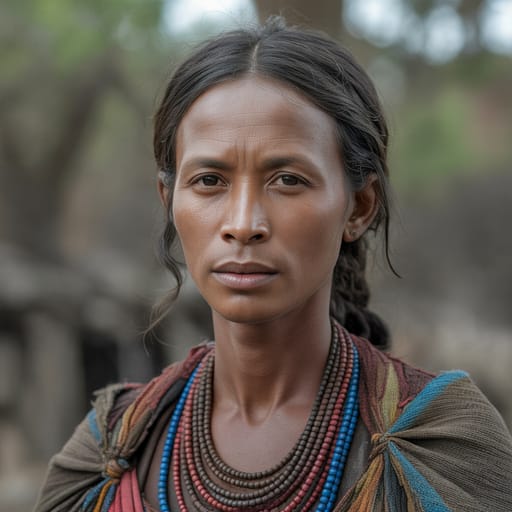 Amhara, rendered by Ideogram 3.0 Turbo from the shared prompt, AI-generated adult subject