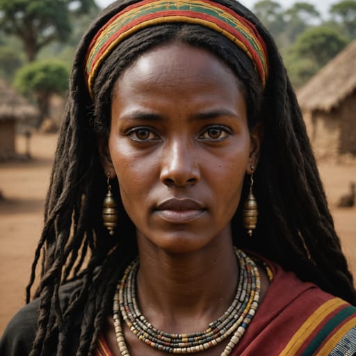 Amhara, rendered by Stable Image Core from the shared prompt, AI-generated adult subject