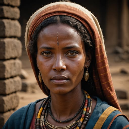 Amhara, rendered by Stable Image Core from the shared prompt, AI-generated adult subject