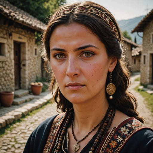 Aromanians, rendered by Stable Image Core from the shared prompt, AI-generated adult subject