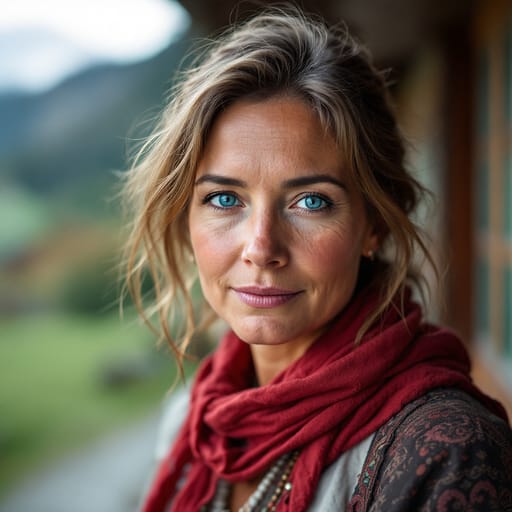Austrians, rendered by FLUX 1.1 Pro from the shared prompt, AI-generated adult subject