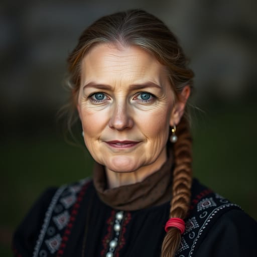 Austrians, rendered by FLUX.1 schnell from the shared prompt, AI-generated adult subject