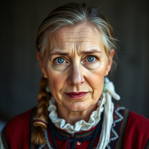 Austrians, rendered by FLUX.1 schnell from the shared prompt, AI-generated adult subject