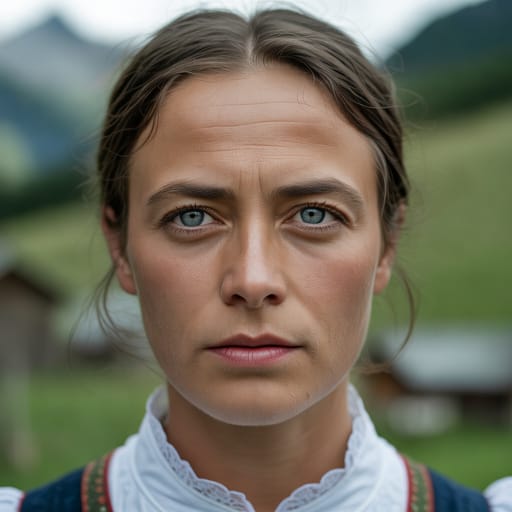 Austrians, rendered by Ideogram 3.0 Turbo from the shared prompt, AI-generated adult subject