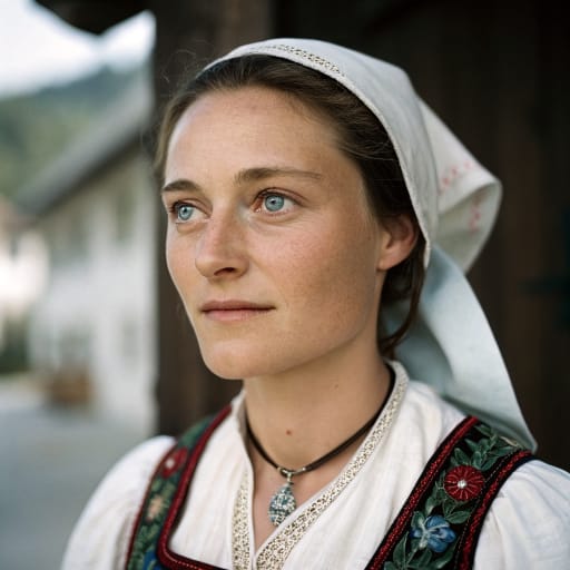Austrians, rendered by Recraft V3 from the shared prompt, AI-generated adult subject