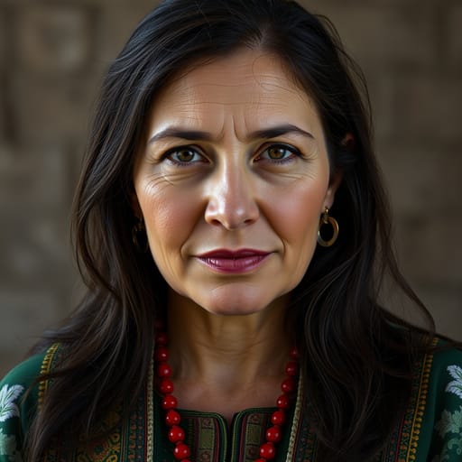 Azerbaijanis, rendered by FLUX.1 schnell from the shared prompt, AI-generated adult subject