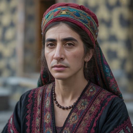 Azerbaijanis, rendered by Ideogram 3.0 Turbo from the shared prompt, AI-generated adult subject