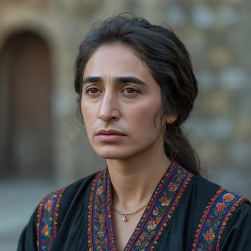 Azerbaijanis, rendered by Ideogram 3.0 Turbo from the shared prompt, AI-generated adult subject