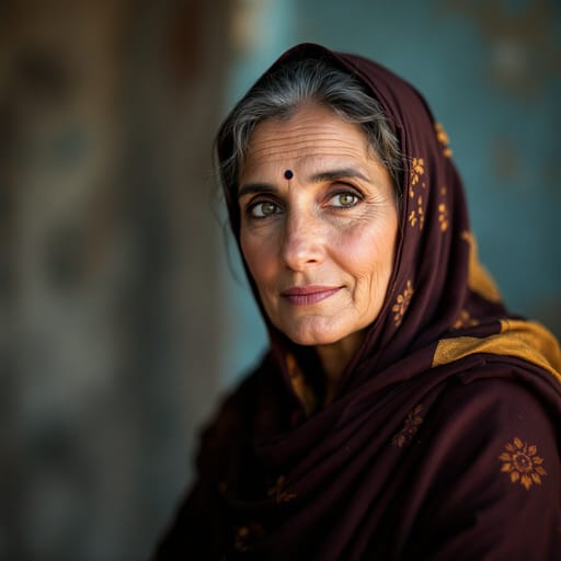 Balochi, rendered by FLUX 1.1 Pro from the shared prompt, AI-generated adult subject
