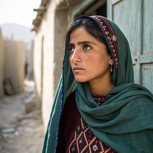 Balochi, rendered by Recraft V3 from the shared prompt, AI-generated adult subject