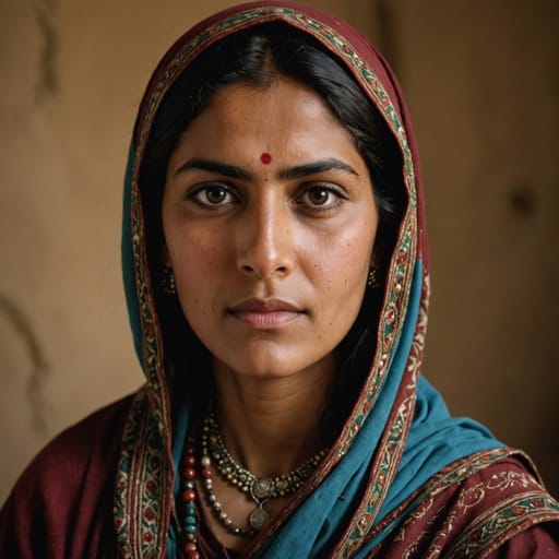Balochi, rendered by Stable Image Core from the shared prompt, AI-generated adult subject