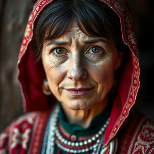 Bashkirs, rendered by FLUX.1 schnell from the shared prompt, AI-generated adult subject