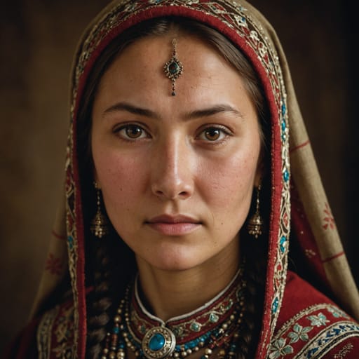 Bashkirs, rendered by Stable Image Core from the shared prompt, AI-generated adult subject