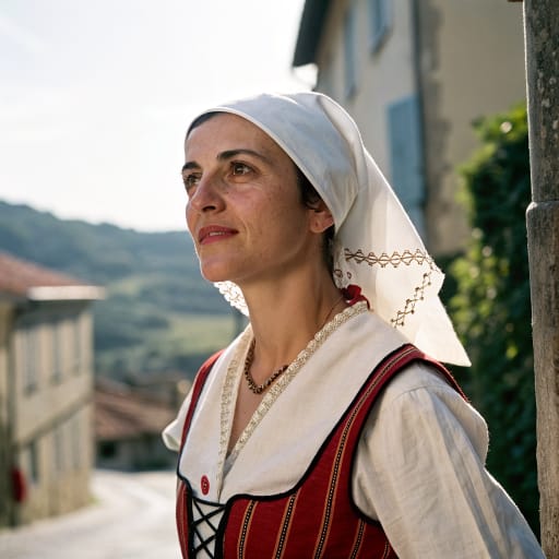 Basques, rendered by Recraft V3 from the shared prompt, AI-generated adult subject