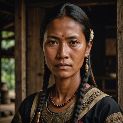 Batak, rendered by Stable Image Core from the shared prompt, AI-generated adult subject