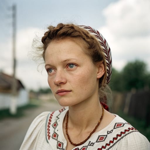 Belarusians, rendered by Recraft V3 from the shared prompt, AI-generated adult subject