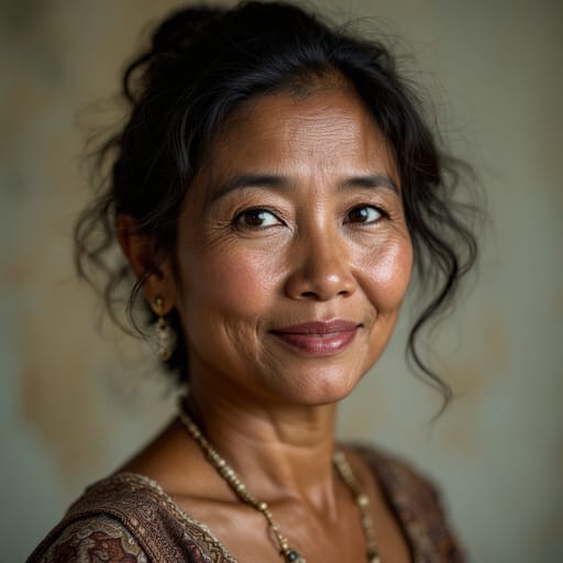 Bidayuh, rendered by FLUX 1.1 Pro from the shared prompt, AI-generated adult subject