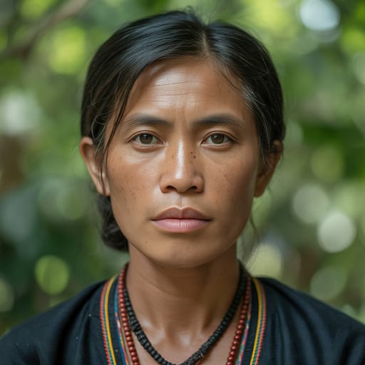 Bidayuh, rendered by Ideogram 3.0 Turbo from the shared prompt, AI-generated adult subject