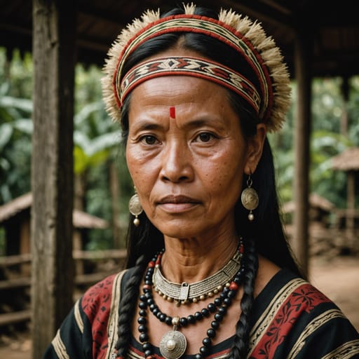 Bidayuh, rendered by Stable Image Core from the shared prompt, AI-generated adult subject
