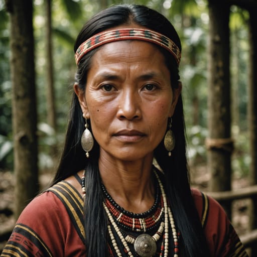 Bidayuh, rendered by Stable Image Core from the shared prompt, AI-generated adult subject