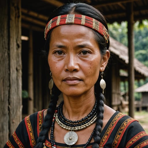 Bidayuh, rendered by Stable Image Core from the shared prompt, AI-generated adult subject