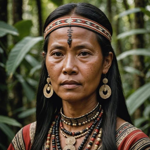 Bidayuh, rendered by Stable Image Core from the shared prompt, AI-generated adult subject