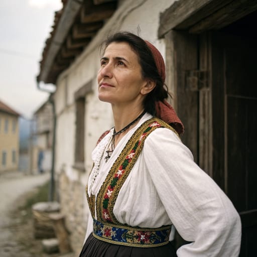Bosniaks, rendered by Recraft V3 from the shared prompt, AI-generated adult subject