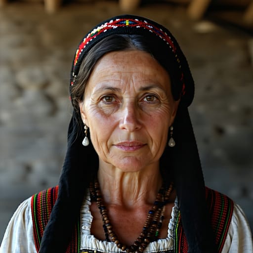 Bosniaks, rendered by Stable Diffusion 3.5 Large from the shared prompt, AI-generated adult subject