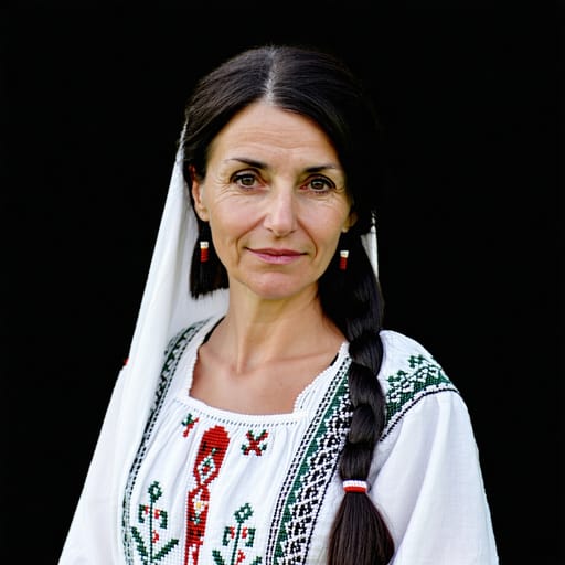 Bosniaks, rendered by Stable Diffusion 3.5 Large from the shared prompt, AI-generated adult subject