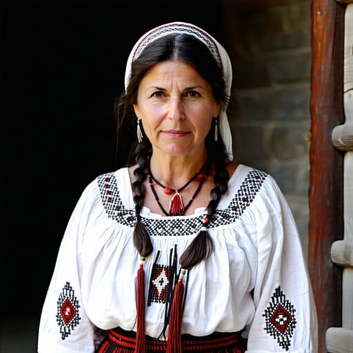 Bosniaks, rendered by Stable Diffusion 3.5 Large from the shared prompt, AI-generated adult subject