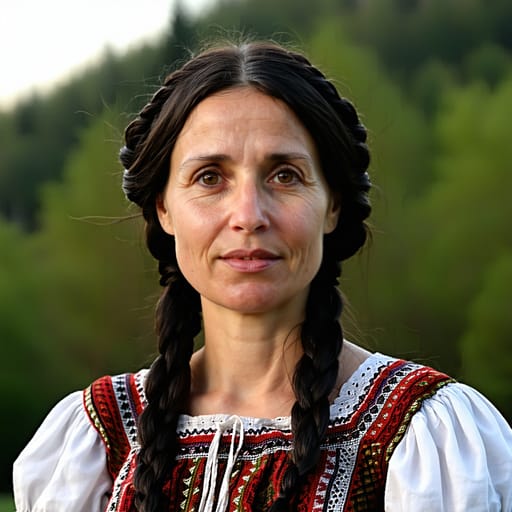 Bosniaks, rendered by Stable Diffusion 3.5 Large from the shared prompt, AI-generated adult subject