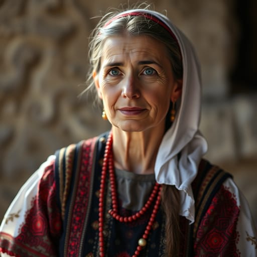 Bulgarians, rendered by FLUX.1 schnell from the shared prompt, AI-generated adult subject