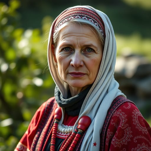 Bulgarians, rendered by FLUX.1 schnell from the shared prompt, AI-generated adult subject