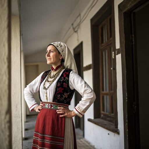 Bulgarians, rendered by Recraft V3 from the shared prompt, AI-generated adult subject