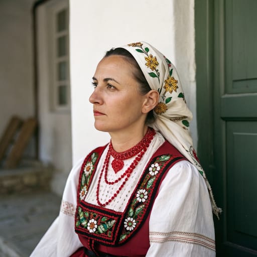 Bulgarians, rendered by Recraft V3 from the shared prompt, AI-generated adult subject