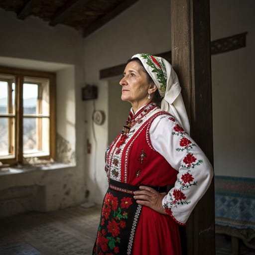 Bulgarians, rendered by Recraft V3 from the shared prompt, AI-generated adult subject
