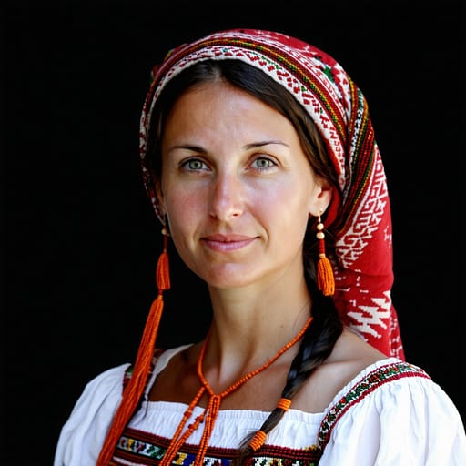 Bulgarians, rendered by Stable Diffusion 3.5 Large from the shared prompt, AI-generated adult subject