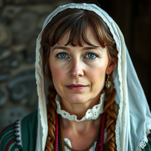 Cornish, rendered by FLUX.1 schnell from the shared prompt, AI-generated adult subject