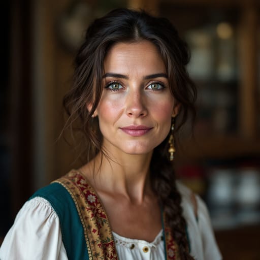 Croats, rendered by FLUX 1.1 Pro from the shared prompt, AI-generated adult subject