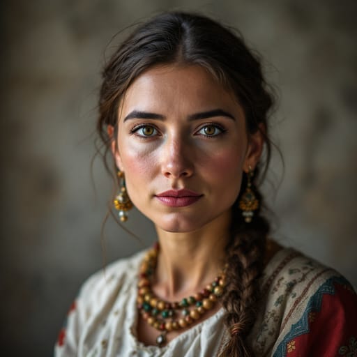 Croats, rendered by FLUX 1.1 Pro from the shared prompt, AI-generated adult subject