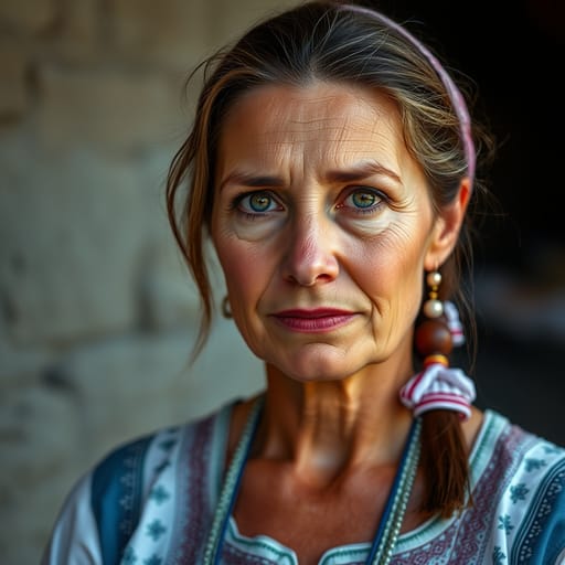 Croats, rendered by FLUX.1 schnell from the shared prompt, AI-generated adult subject