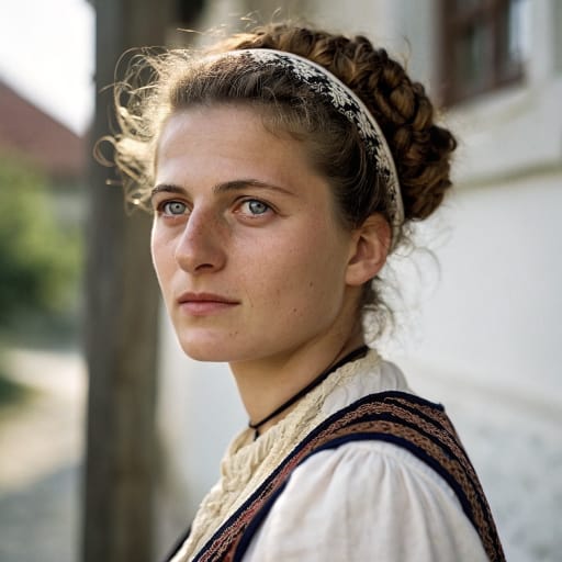 Croats, rendered by Recraft V3 from the shared prompt, AI-generated adult subject