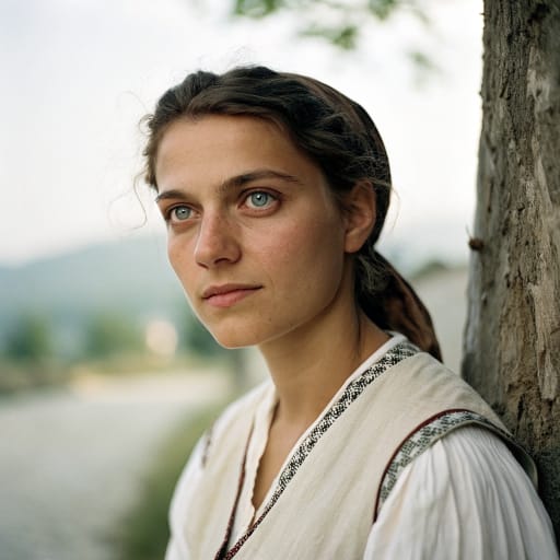 Croats, rendered by Recraft V3 from the shared prompt, AI-generated adult subject