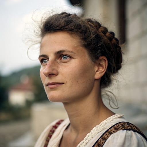 Croats, rendered by Recraft V3 from the shared prompt, AI-generated adult subject
