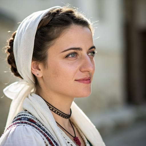 Croats, rendered by Recraft V3 from the shared prompt, AI-generated adult subject