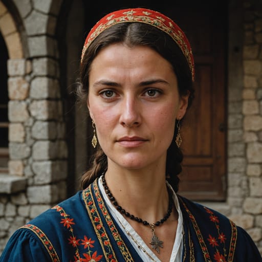 Croats, rendered by Stable Image Core from the shared prompt, AI-generated adult subject