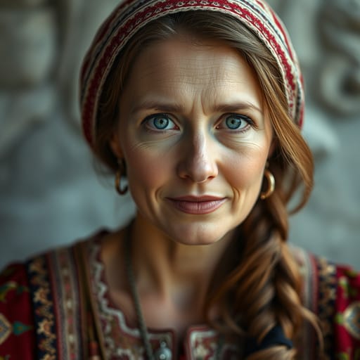 Czechs, rendered by FLUX.1 schnell from the shared prompt, AI-generated adult subject