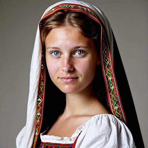 Czechs, rendered by Stable Diffusion 3.5 Large from the shared prompt, AI-generated adult subject
